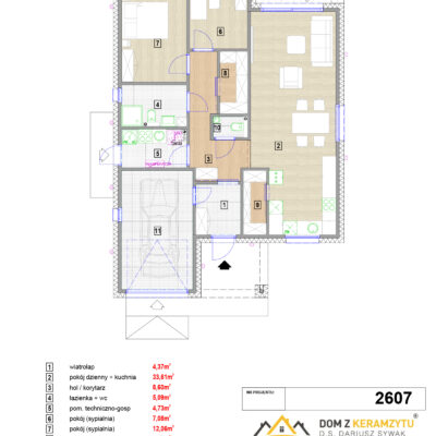 Budynek parterowy DS 110-G1-4SP