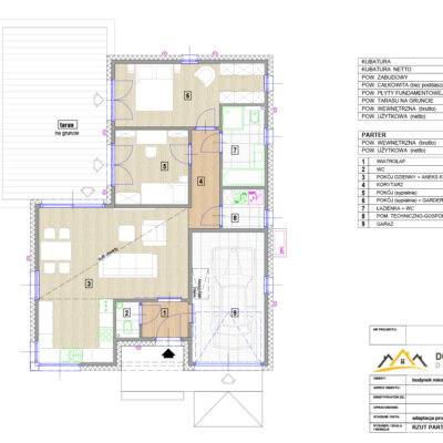 Budynek parterowy DS 106-L-G1